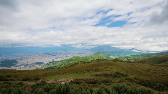 Highland, Knoll, Landscape, Mountain, Mountains, Sky