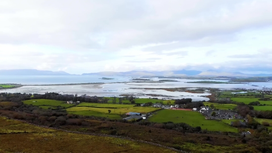 Highland, Landscape, Grass, Sky, Course, Shoreline