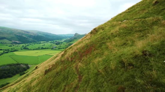 Highland, Landscape, Mountain, Mountains, Sky, Grass