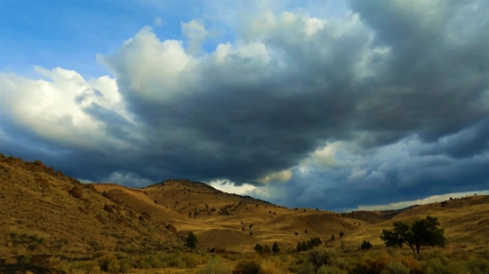 Highland, Landscape, Mountain, Range, Sky, Mountains