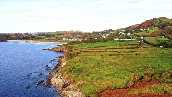 Highland, Landscape, Water, Coast, Sea, Beach