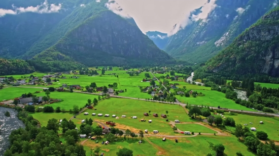 Highland, Mountain, Landscape, Alp, Grass, Rural