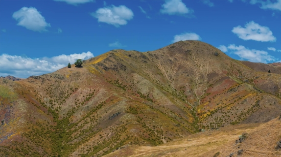 Highland, Mountain, Landscape, Mountains, Range, Sky