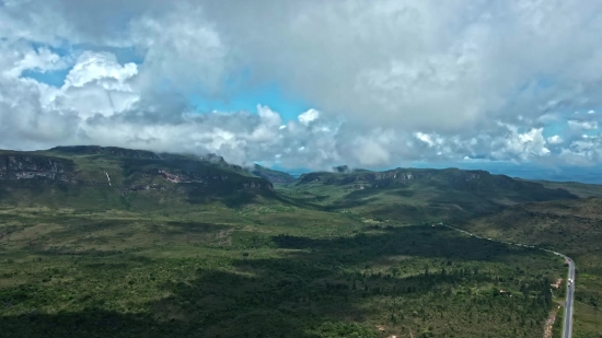 Highland, Mountain, Landscape, Mountains, Range, Sky