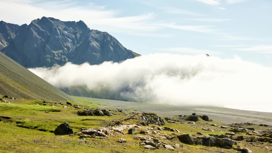 Highland, Mountain, Landscape, Mountains, Sky, Travel