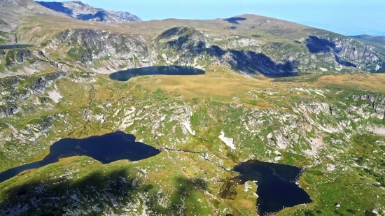 Highland, Mountain, Mountains, Landscape, Lake, Sky