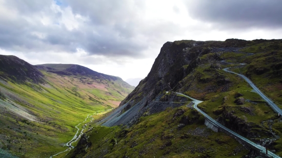 Highland, Mountain, Mountains, Landscape, Sky, Scenery