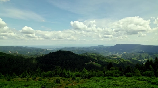 Highland, Mountain, Range, Landscape, Mountains, Sky