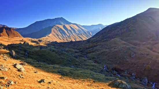 Highland, Mountain, Range, Mountains, Landscape, Snow