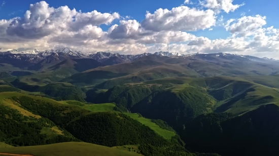 Highland, Range, Mountain, Landscape, Mountains, Sky