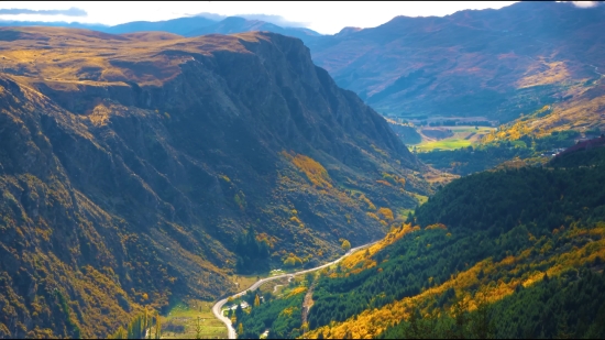 Highland, Range, Mountain, Landscape, Mountains, Valley