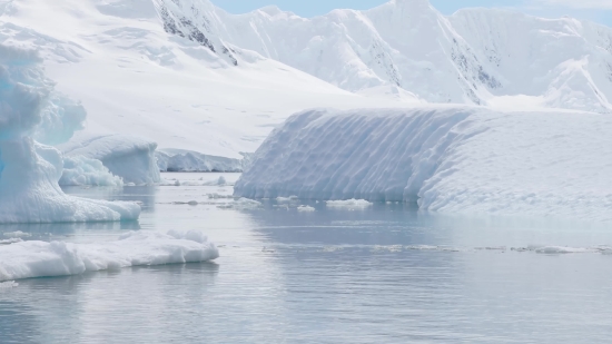 Horror Video Clip Short, Glacier, Snow, Iceberg, Mountain, Ice