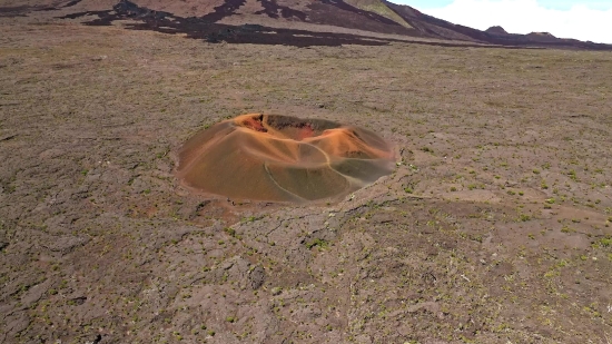 Horseshoe Crab, Arthropod, Invertebrate, Landscape, Mountain, Crater