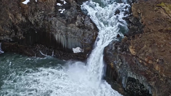 Ice, Crystal, Waterfall, Water, River, Solid