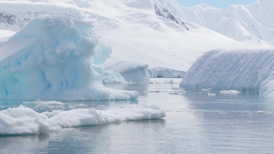 Iceberg, Glacier, Snow, Ice, Mountain, Landscape