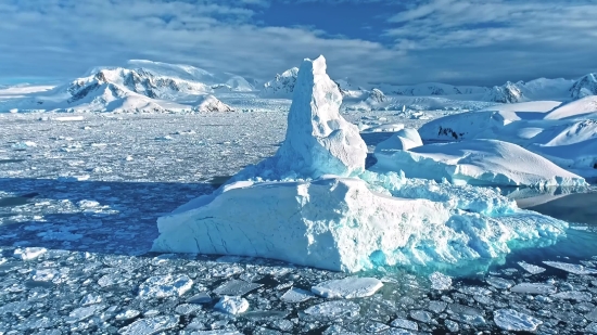 Iceberg, Glacier, Snow, Mountain, Ice, Landscape