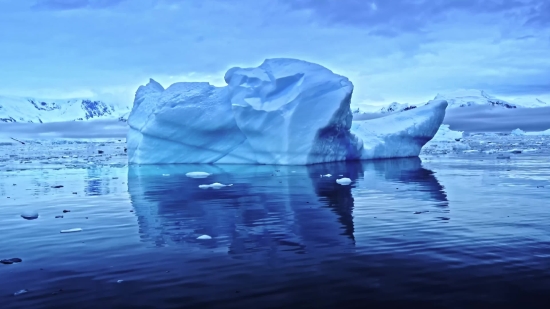 Iceberg, Ice, Cold, Water, Landscape, Ocean