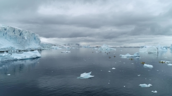 Iceberg, Ice, Snow, Sky, Sea, Ocean