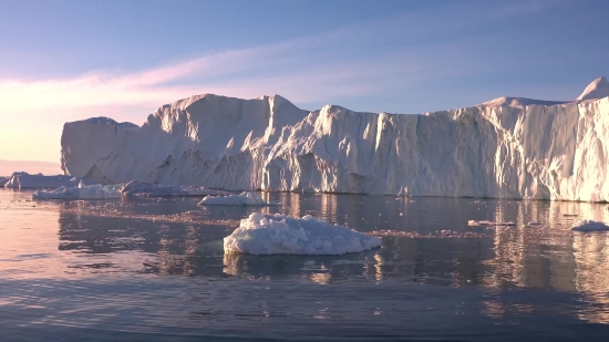 Iceberg, Landscape, Mountain, Water, Sea, Ocean