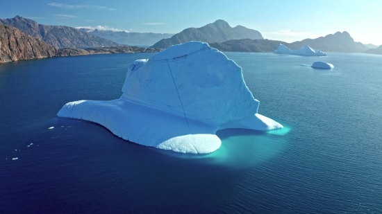 Iceberg, Landscape, Sky, Water, Sea, Travel