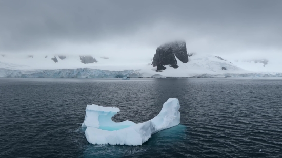 Iceberg, Ocean, Sea, Water, Landscape, Beach