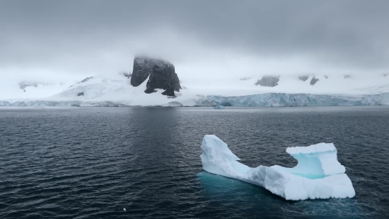 Iceberg, Ocean, Sea, Water, Landscape, Beach