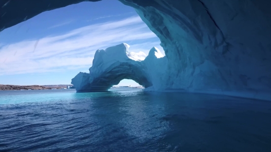 Iceberg, Ocean, Sea, Water, Landscape, Sky