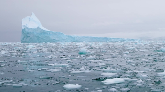 Iceberg, Ocean, Water, Landscape, Ice, Sea