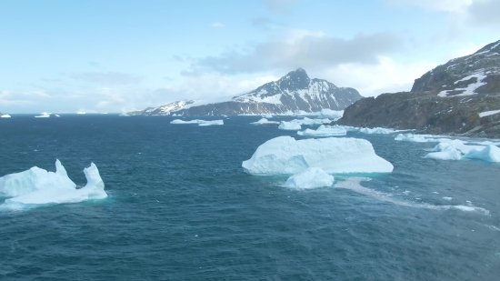 Iceberg, Snow, Ice, Mountain, Ocean, Landscape