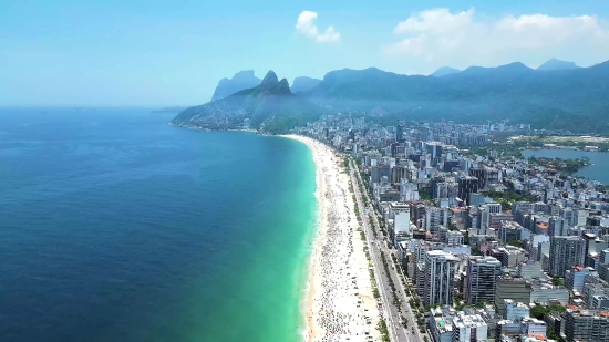 La Stock Footage, Shoreline, Cape, Sea, Beach, Landscape