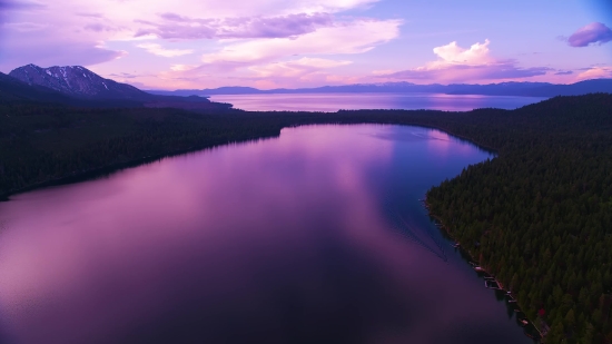 Lake, Body Of Water, Reflection, Water, Sky, Sunset