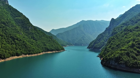 Lake, Landscape, Water, Body Of Water, Mountain, Sea