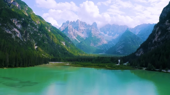 Lake, Mountain, Range, Landscape, Body Of Water, Mountains