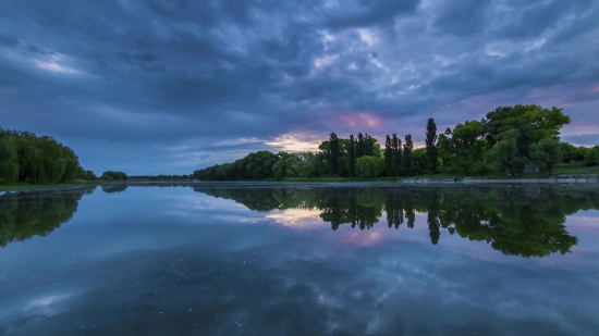 Lake, Water, Landscape, Sky, River, Shore