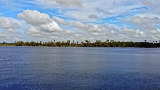 Lake, Water, Sky, Basin, Landscape, Natural Depression