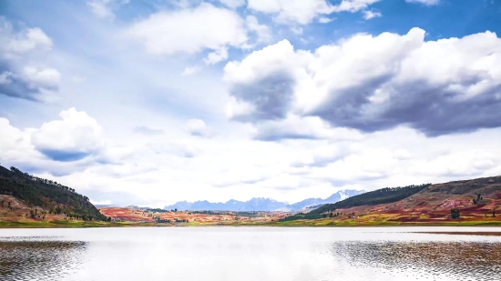 Lake, Water, Sky, Landscape, River, Summer