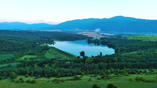 Lakeside, Landscape, Mountain, Shore, Lake, Water