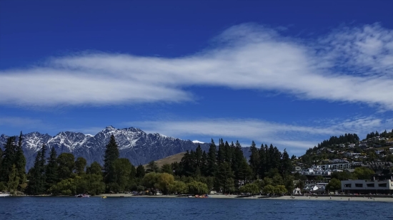 Lakeside, Shore, Range, Landscape, Lake, Water