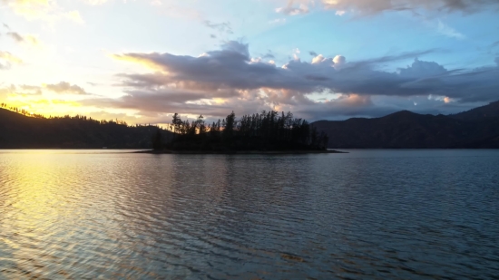 Lakeside, Shore, Water, Sky, Lake, Landscape