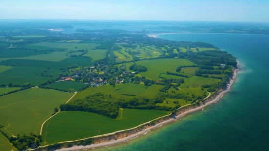 Landscape, Bay, Golf Course, Body Of Water, Course, Sky