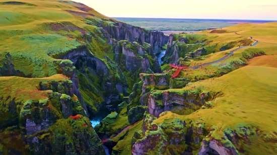 Landscape, Canyon, River, Rock, Mountain, Travel