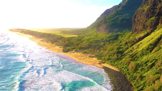 Landscape, Coast, Water, Highland, Beach, Sea