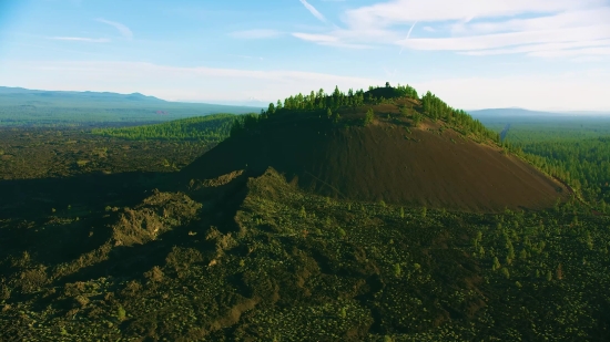 Landscape, Knoll, Mountain, Tree, Sky, Forest