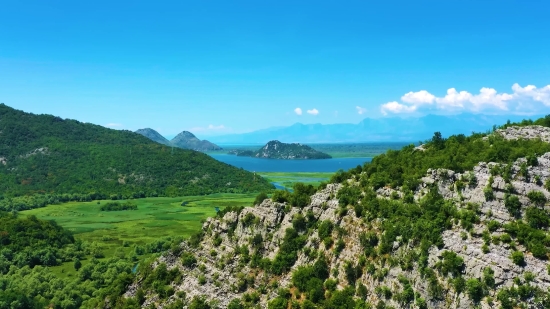 Landscape, Mountain, Gorse, Shrub, Travel, Sea