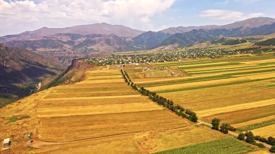 Landscape, Mountain, Sky, Grass, Hill, Mountains