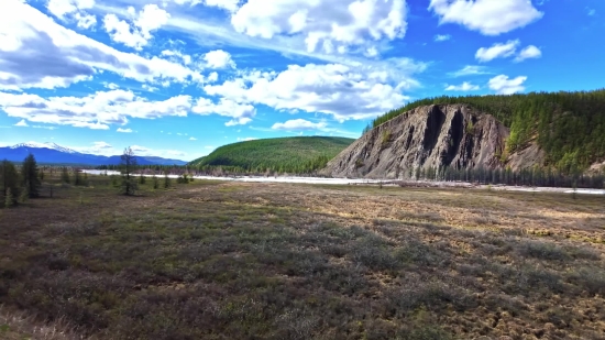 Landscape, Mountain, Sky, Mountains, Rock, Clouds