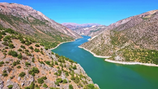 Landscape, Natural Depression, Mountain, Water, Basin, Geological Formation