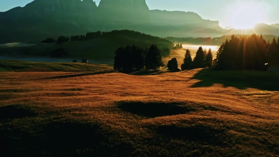 Landscape, Sand, Sky, Sun, Sunset, Mountain