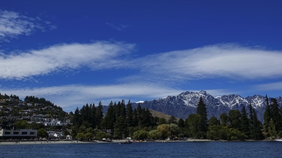 Landscape, Water, Shore, Lakeside, Mountain, Range