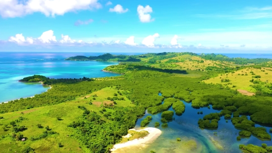 Landscape, Water, Sky, Summer, River, Scenic